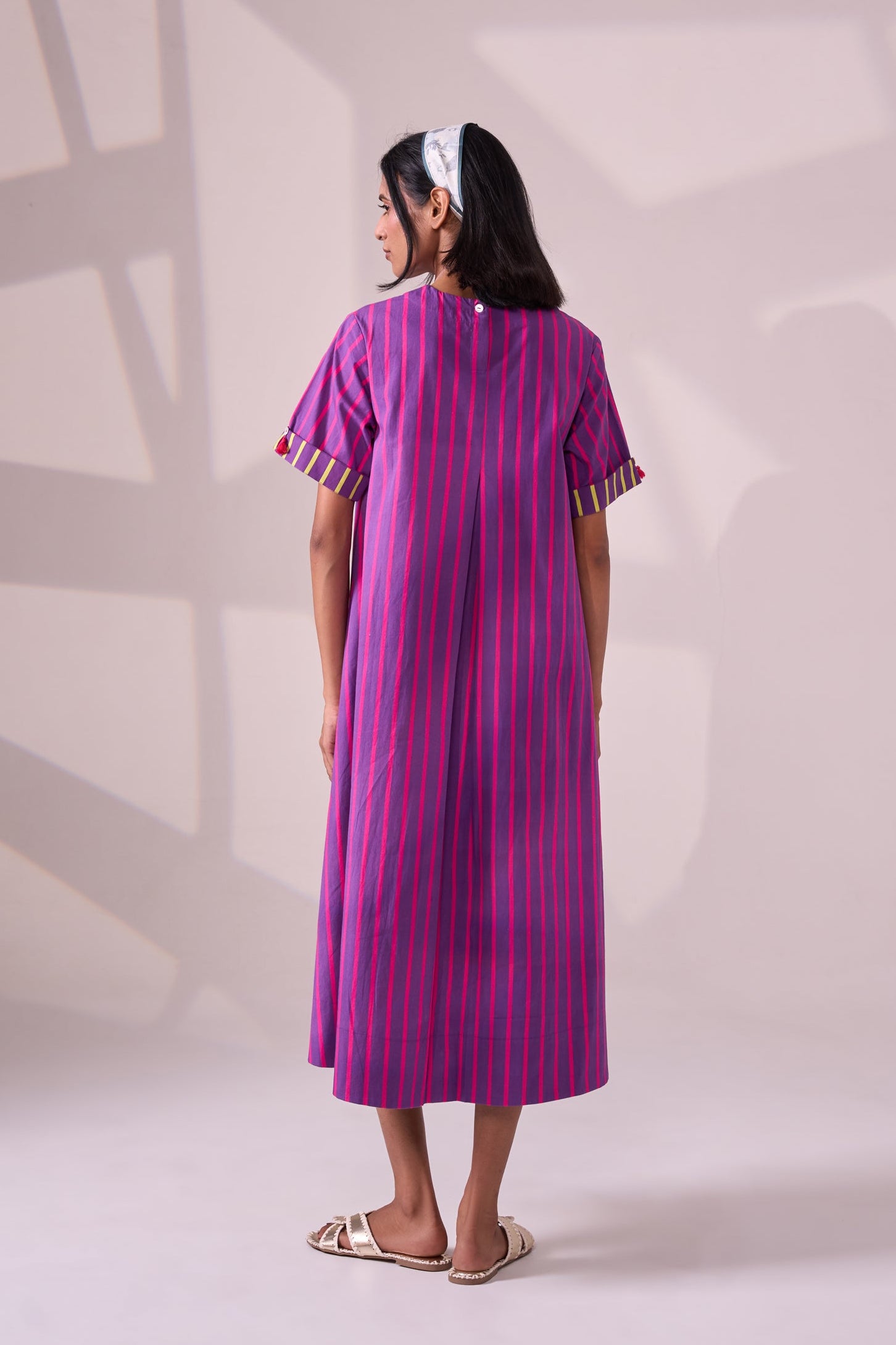 ALINE  stripe cotton dress
