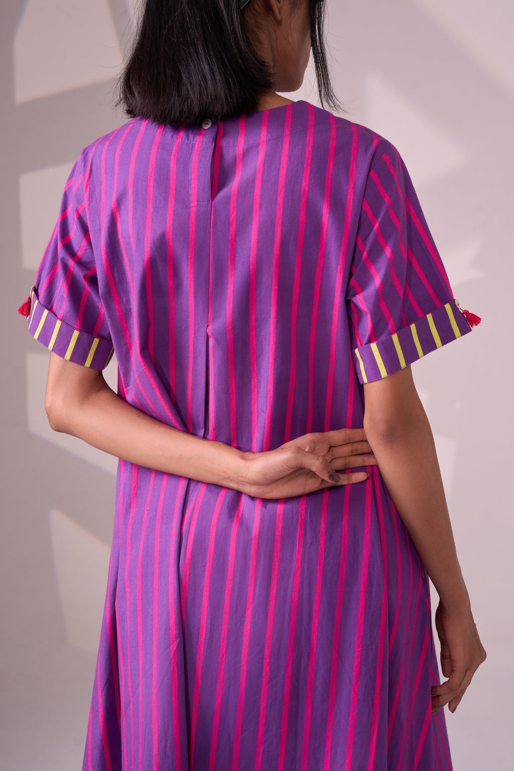 ALINE  stripe cotton dress