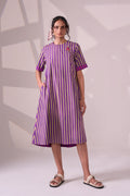 ALINE  stripe cotton dress