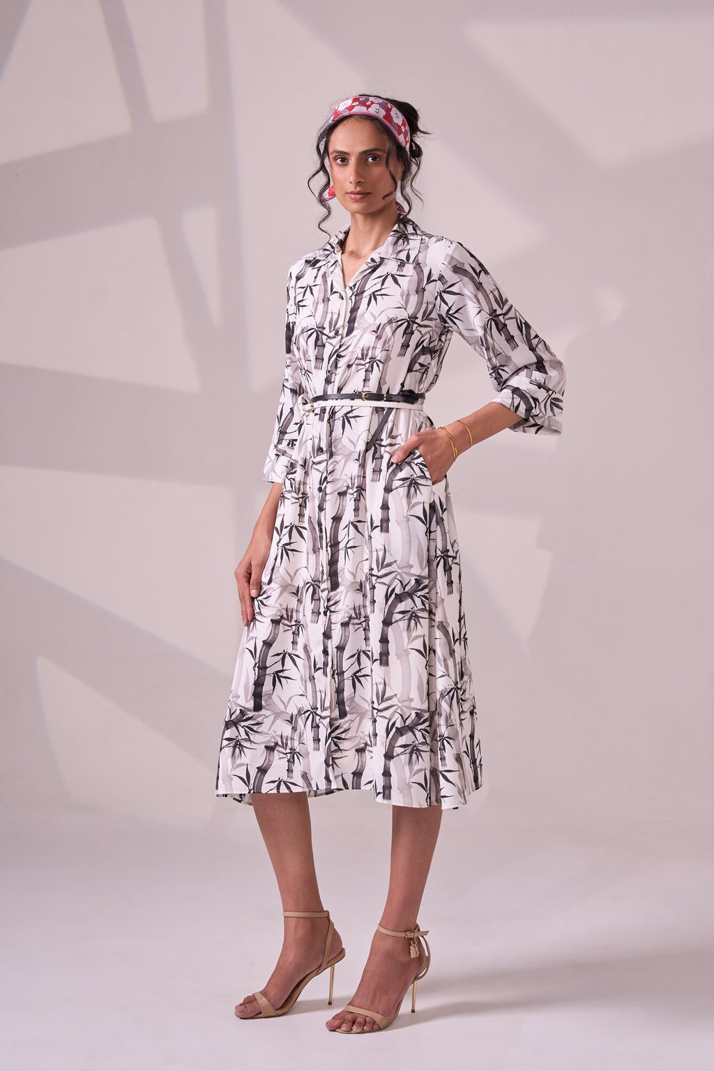 BIRCH A-LINE DRESS