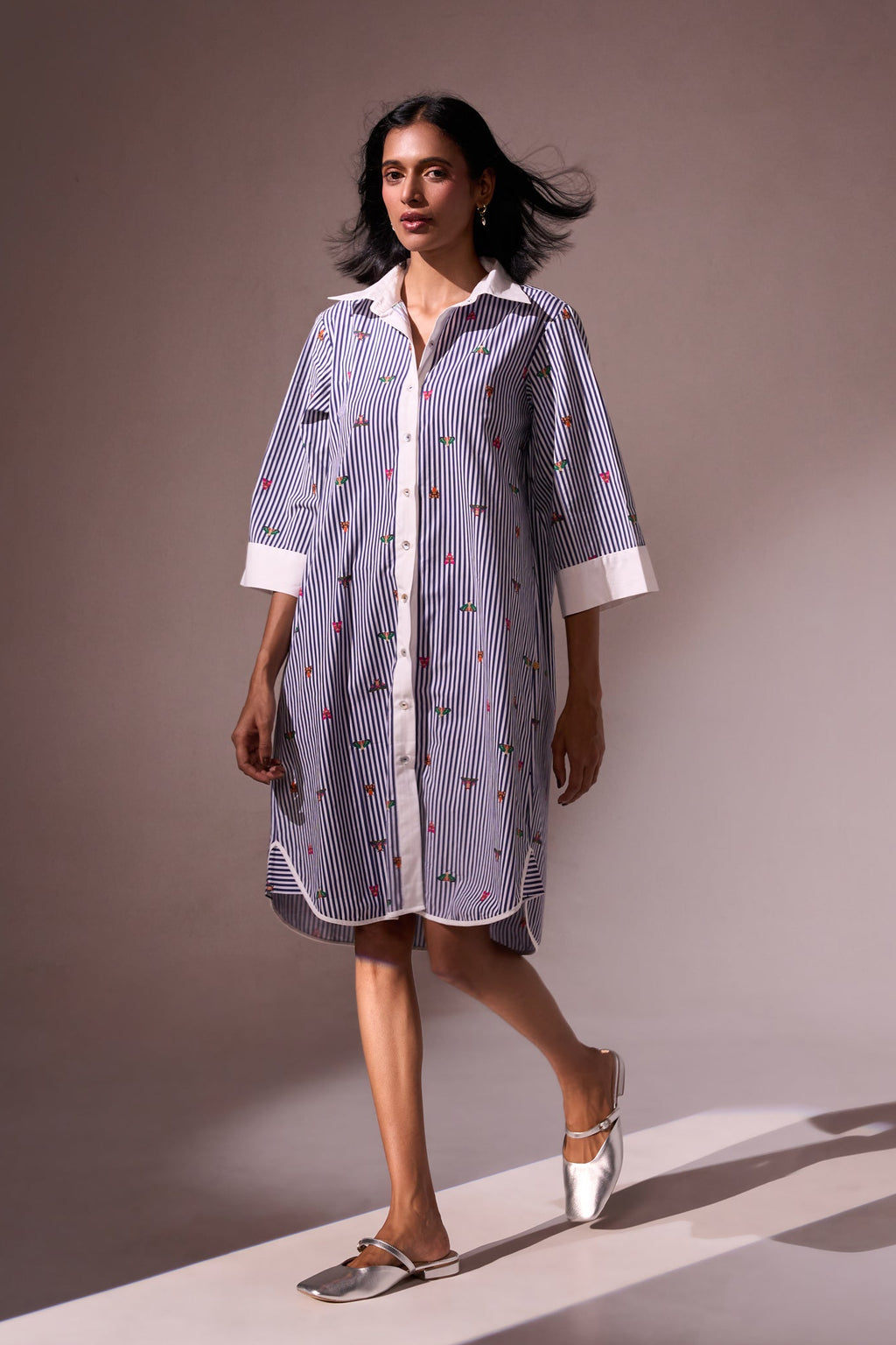 BUGSY cotton shirt dress