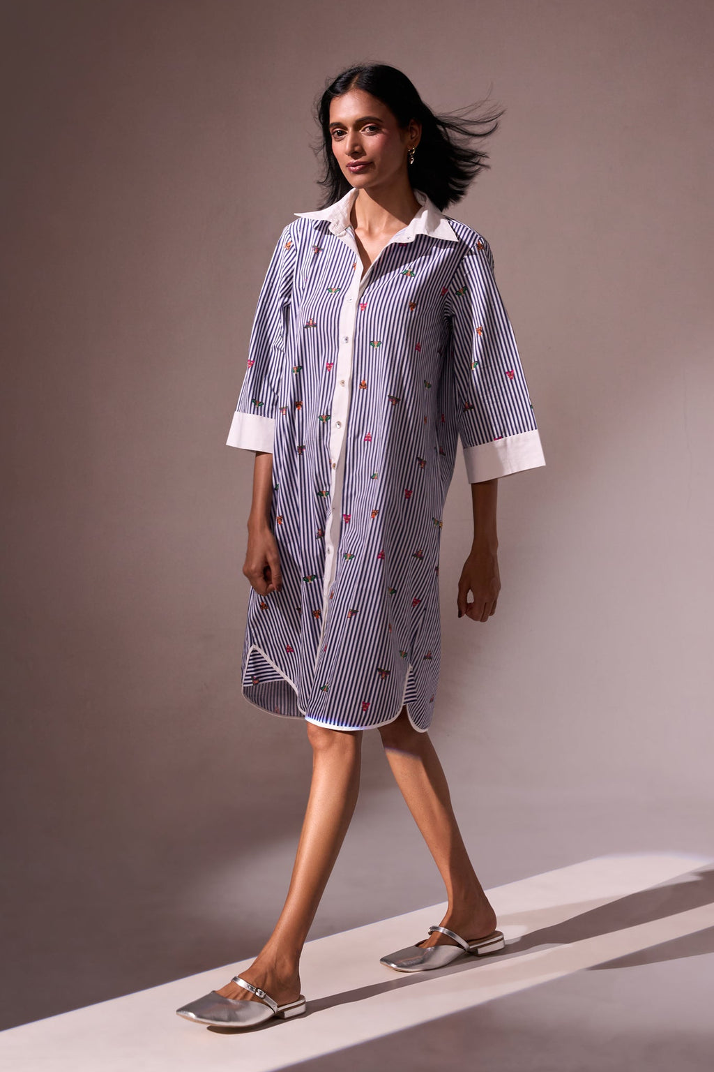 BUGSY cotton shirt dress