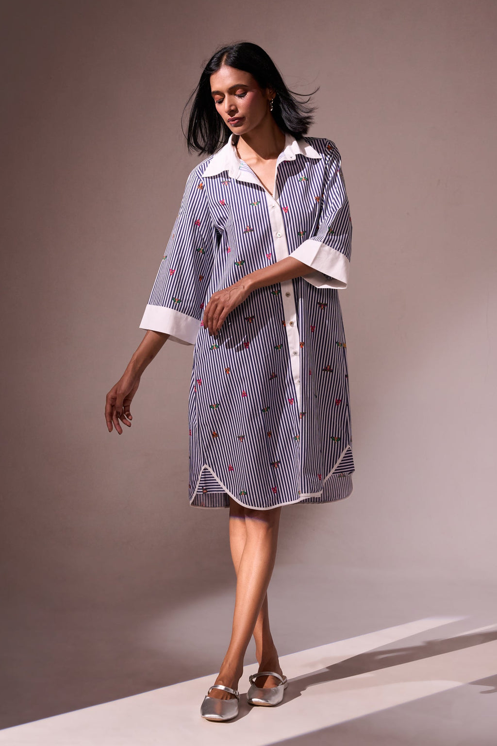 BUGSY cotton shirt dress