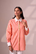 Yellowpink cotton shirt