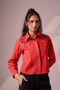 CROP cotton shirt