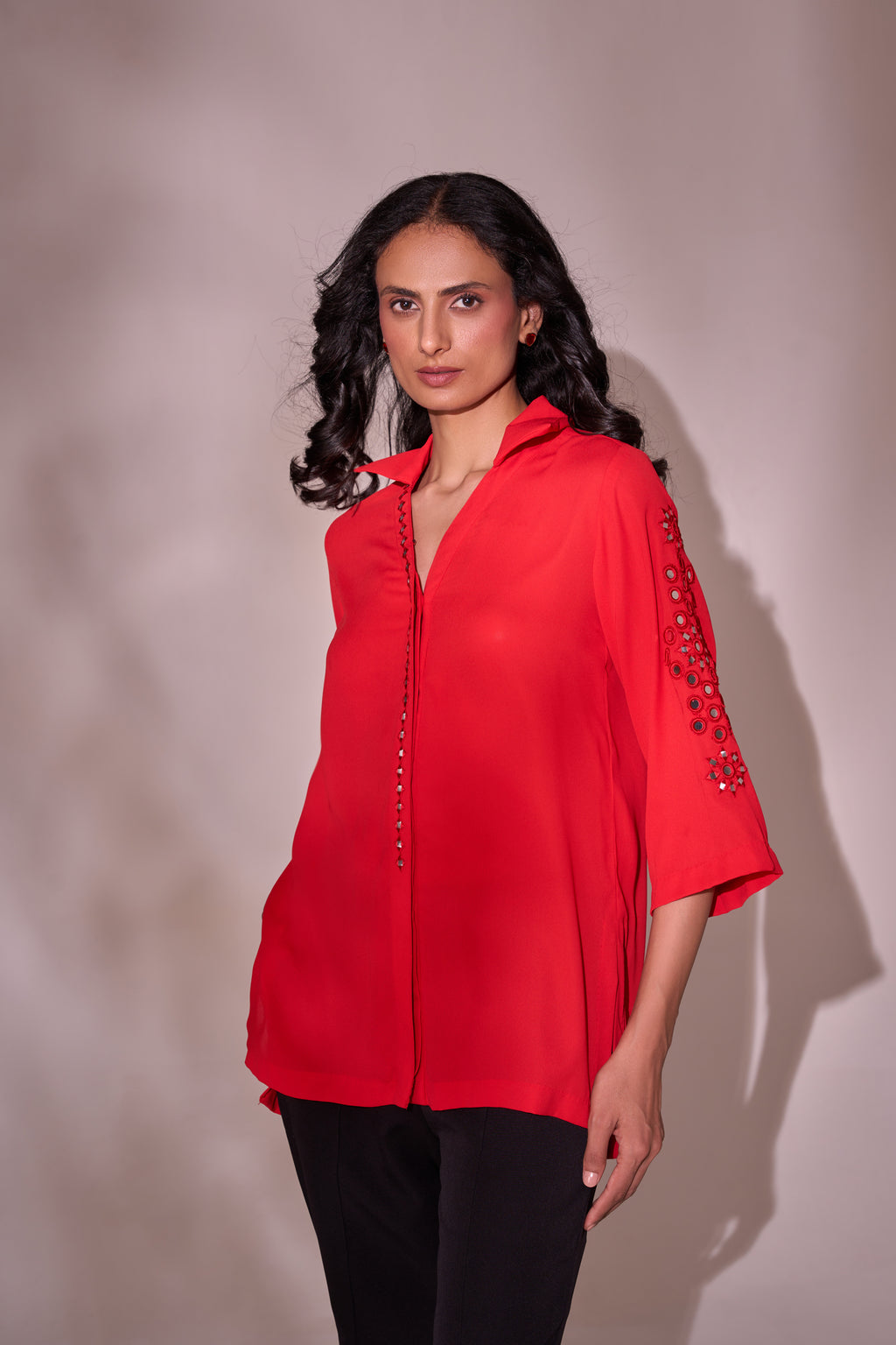 Fire mirror shirt