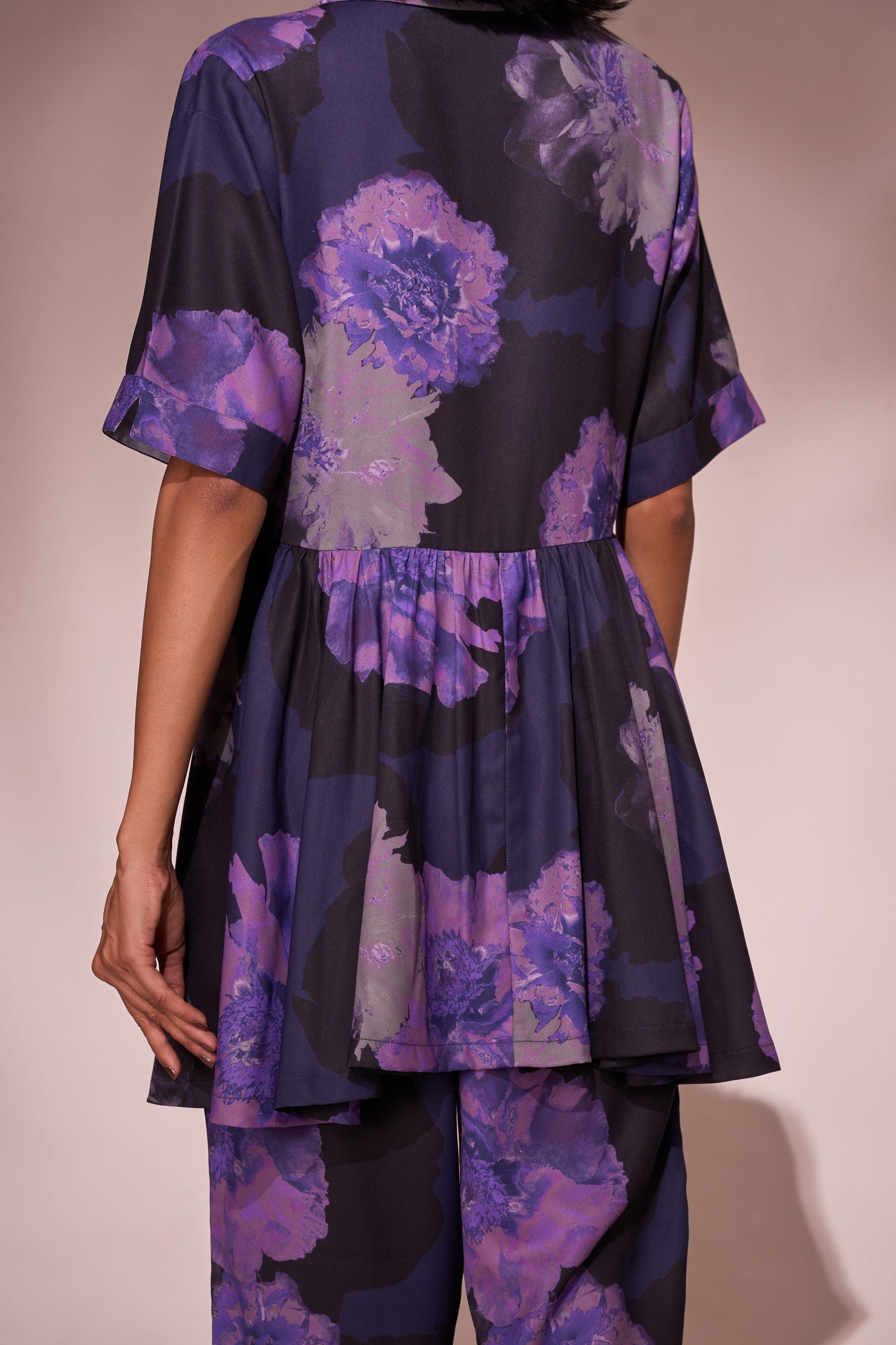 PURPLE FLORA CO-ORD SET