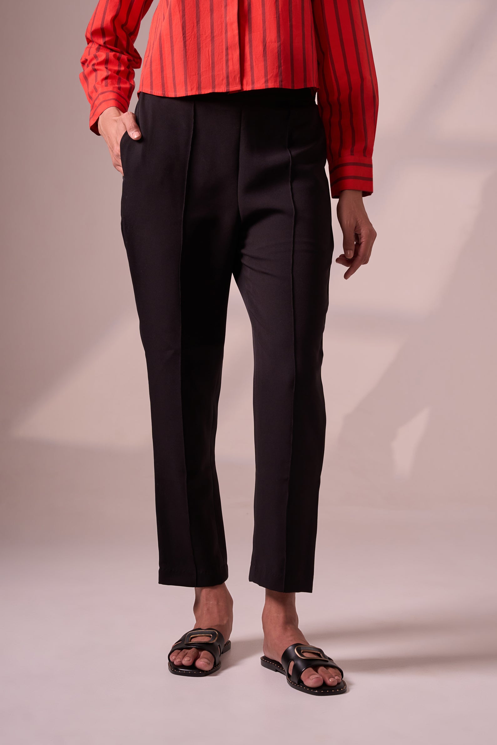 PINTUCK formal PANTS