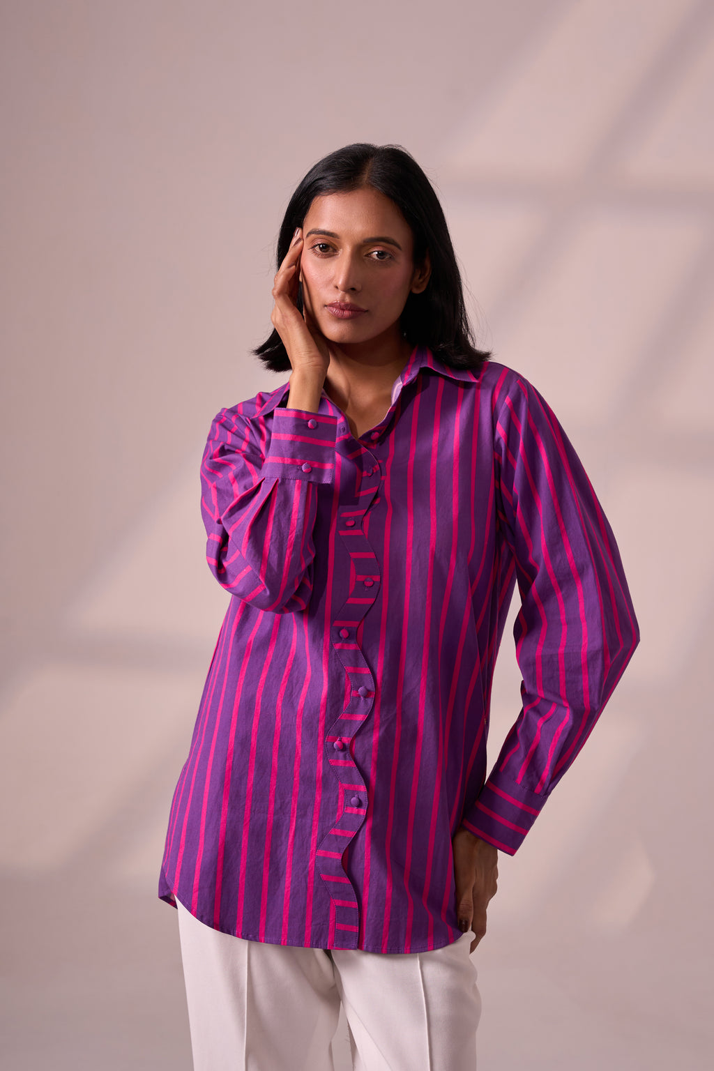 WAVE cotton shirt