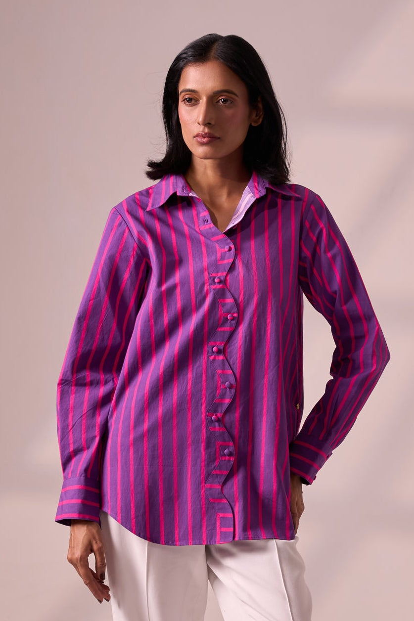 WAVE cotton shirt